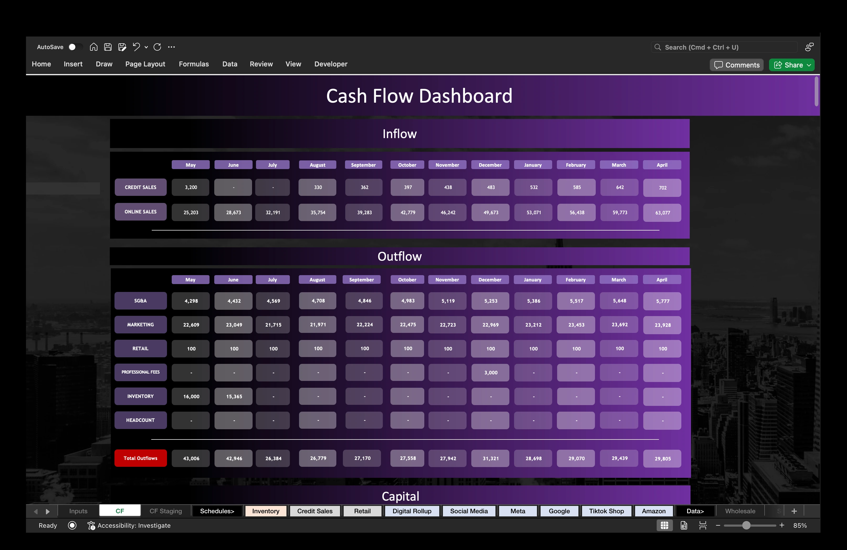 Cashflow Background